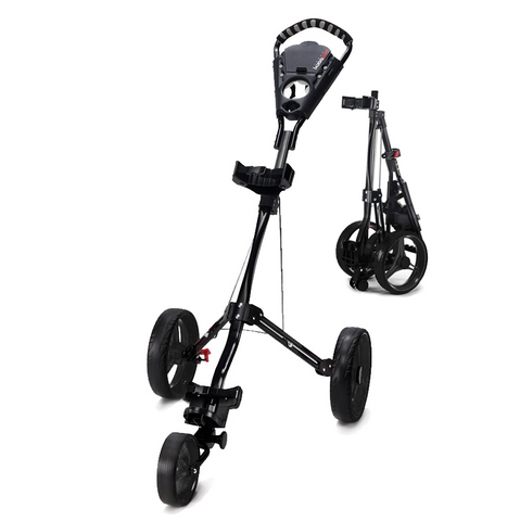 3 wheel all black golf buggy 