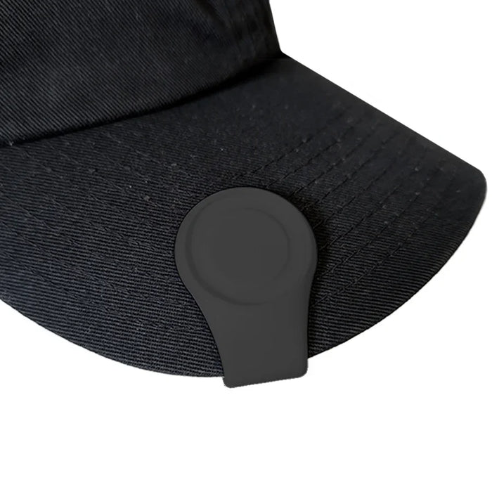 Black Magnetic Silicone Hat Clip