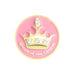 Pink and gold Navika golf marker with a crown design and 'Queen of the Course' text on a white background