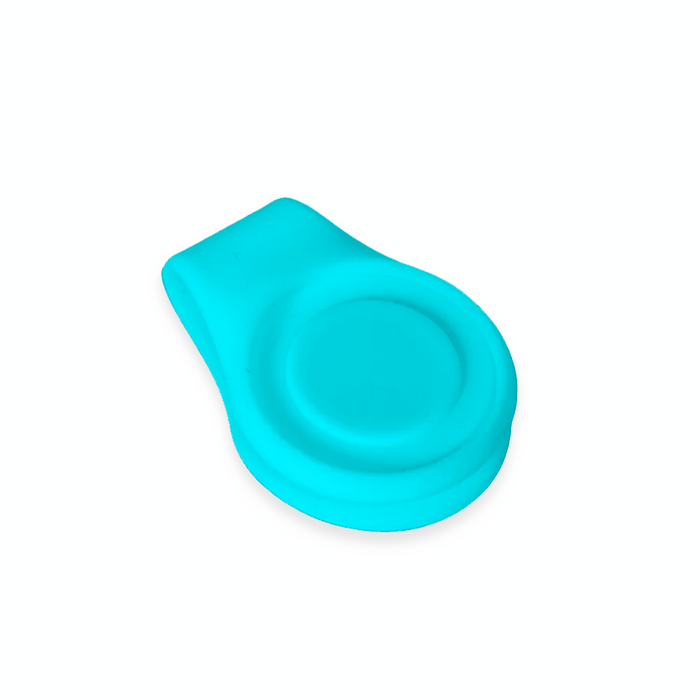 Cyan Magnetic Silicone Hat Clip