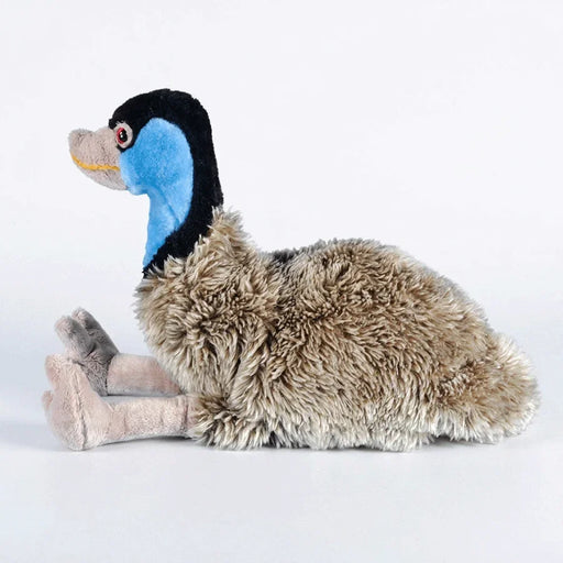A plush fluffy headcover resembling an emu, designed for a golf club.