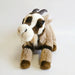 Adorably fluffy Goat golf driver head cover front on