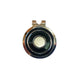 Magnetic hat clip, with a chrome and black colour finish with a magnetic closure.