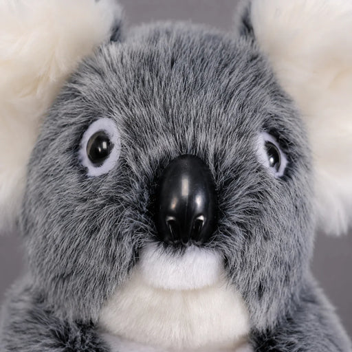 Soft grey koala plush toy with white ears and chest, perfect for kids