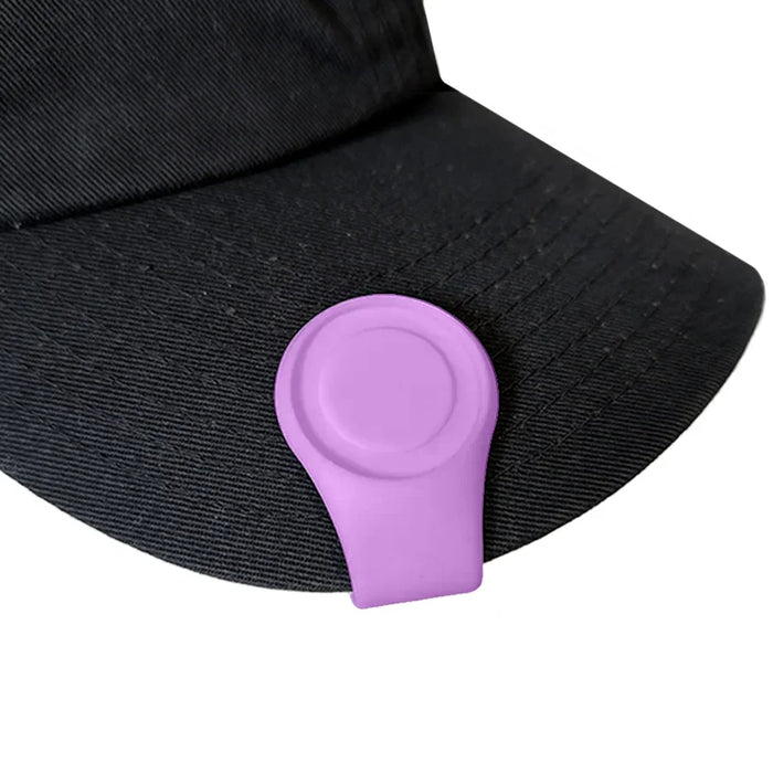 Magenta Magnetic Silicone Hat Clip