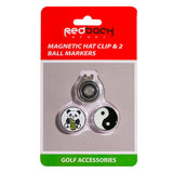 Yin and Yang Golf Ball Marker & Panda Golf Ball Marker set