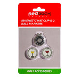 Sparkling Wine Glass Golf Ball Marker Jewelry set