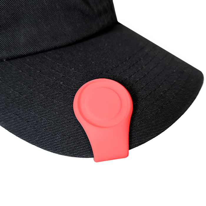 Red Magnetic Silicone Hat Clip