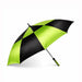 Black and green umbrella on a white background golf umbrella