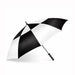 Black and white checkered umbrella on a white background golf umbrella