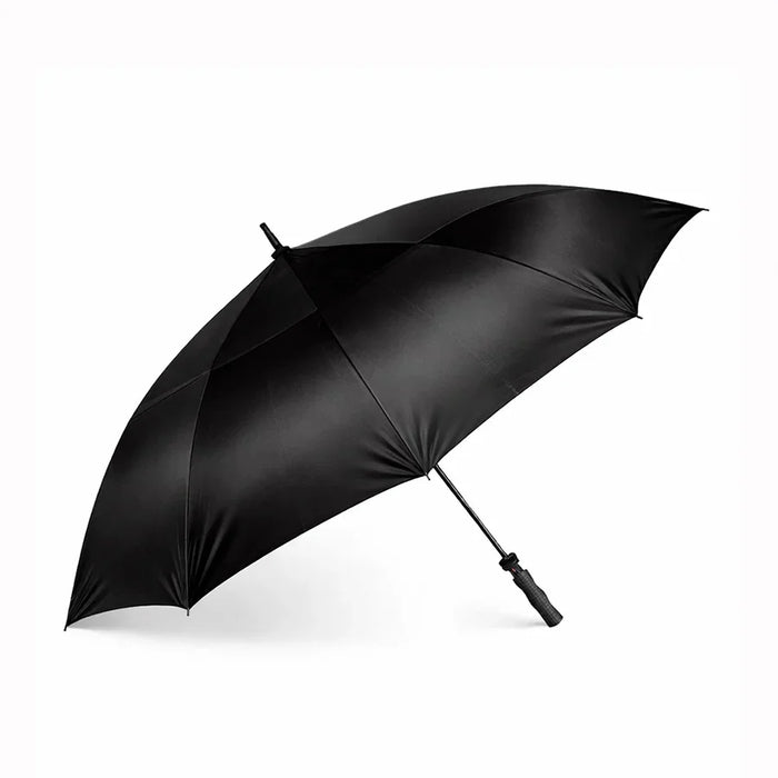 Black umbrella on a white background golf umbrella