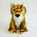 Plush tiger golf headcover on a white background