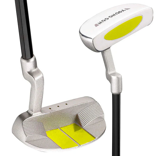 Young Gun junior putter with a yellow design