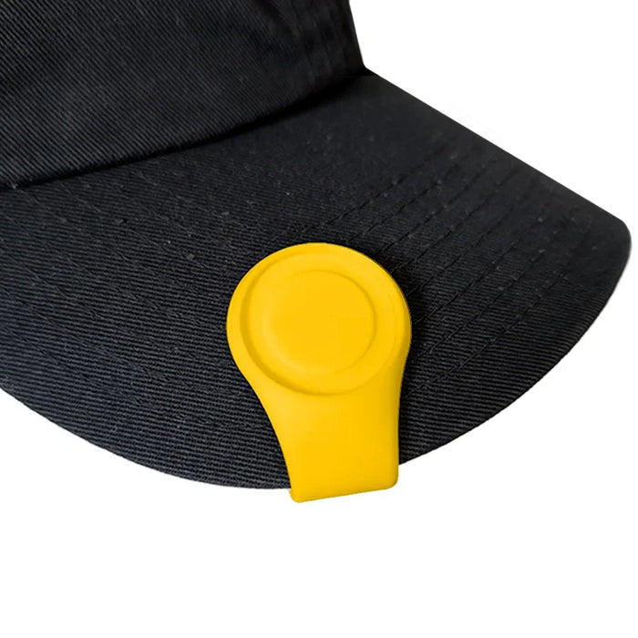 Yellow Magnetic Silicone Hat Clip