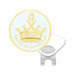 Gold crown design with 'Queen of the Course' text on a white background