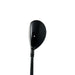 A black golf club head and shaft shown vertically against a plain white background.