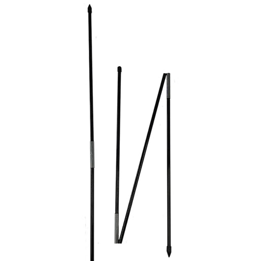 Black golf training sticks for swing alignment and posture improvement
